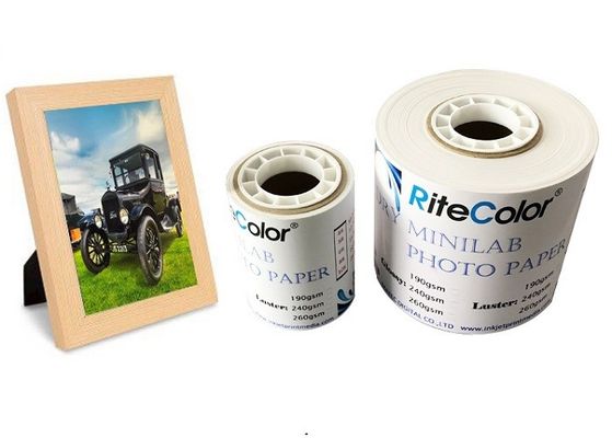 อิงค์เจ็ท 190 แกรม RC Dry Minilab Photo Paper Luster Waterproof Instant Dry Roll