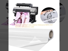 สารพัดสีหมึกเครื่องฉลาก วัดน้ํา 80mic PET Rainbow Self-adhesive Lable