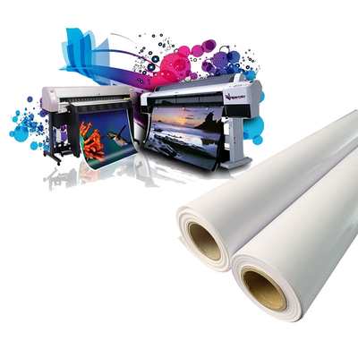 Inkjet Digital 420gsm Matte Waterproof Polycotton Canvas Roll สำหรับการพิมพ์ Epson