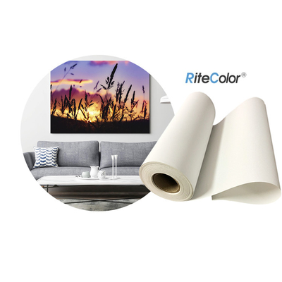 น้ํา 100% ผ้าใบ อาร์ท Inkjet Canvas Roll 360gm