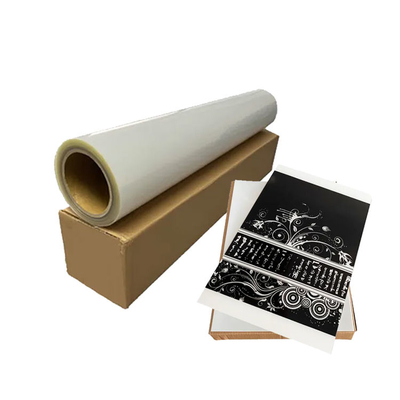 กันน้ํา 100 ไมครอน สีขาวน้ํานมโปร่งใส Screen Printing Inkjet Film Roll