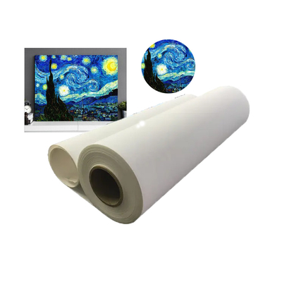 Easy Stretched Inkjet 100% แปลงแท้ คันวาสอาร์ท Roll สําหรับเครื่องพิมพ์สารละลายอีโค