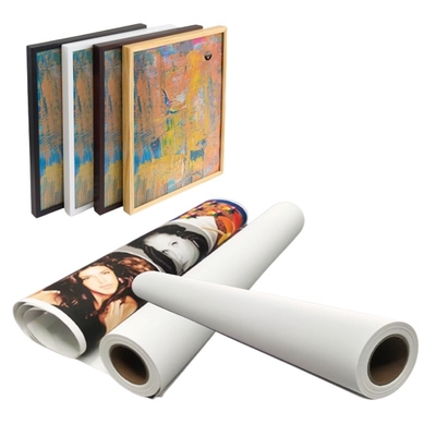 การพิมพ์ขนาดใหญ่ Matte 280gsm Polyester Canvas For Eco Solvent Ink