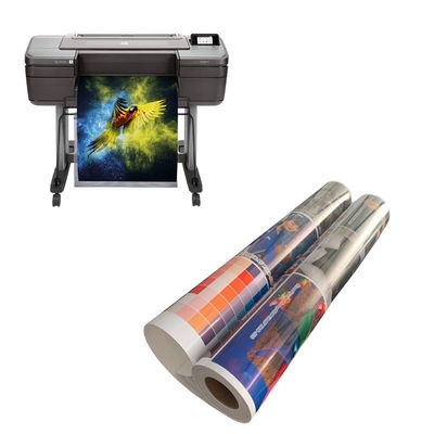 กระดาษถ่ายที่เคลือบด้วยธ อร์สีสว่าง สําหรับการพิมพ์แบบ Inkjet ขนาดใหญ่