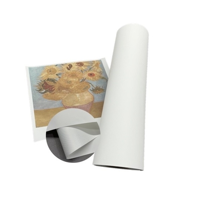 ราคาโรงงาน Inkjet Polyester Canvas Roll 280gsm แมทแคนวาสสําหรับการพิมพ์ Inkjet
