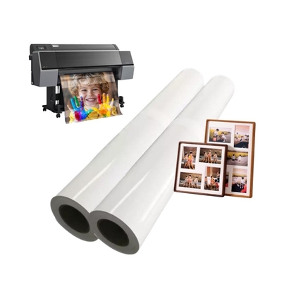 กระดาษม้วนเคลือบมันกันน้ำสำหรับพิมพ์ดิจิตอล 260gsm สำหรับอิงค์เจ็ท RC