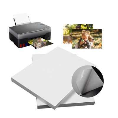 วัสดุการขายในโรงงาน วัสดุการติดป้าย วัสดุการติดป้าย Matte 108GSM สําหรับการพิมพ์ Inkjet