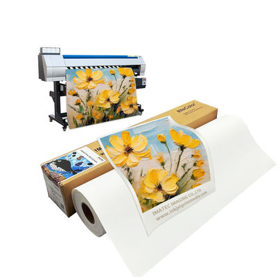 สารน้ํา 420gsm แมทพอลิคอทตัน พิกเมนต์ Inkjet Canvas สําหรับ Canon
