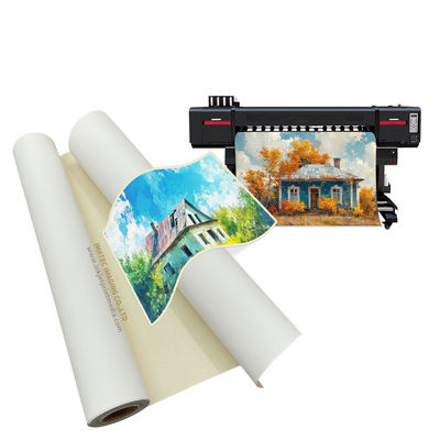 Eco Solvent Latex UV Inkjet Printing 360gsm แมทพอลิคอทตันแคนวาส