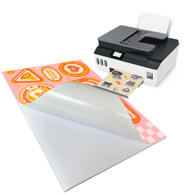 ฉลากสติ๊กเกอร์ PVC ที่ติดมันด้วยตนเองสูง 175GSM สำหรับเครื่องพิมพ์อิงค์เจ็ท