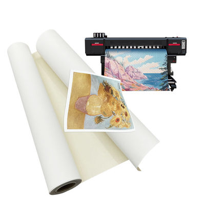 น้ํากันและป้องกันการแตก 360gsm แมทท Inkjet แคนวาสผ้าปูสําหรับสีสี