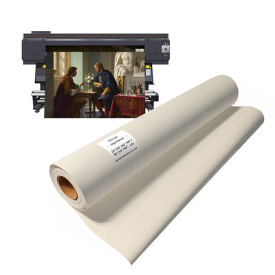 กันน้ํา OBA ฟรี 360gsm ศิลปะ Poly Cotton Canvas Roll สําหรับเครื่องพิมพ์ EPSON