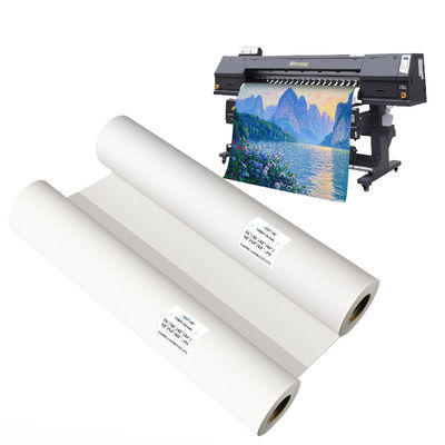 โปสเตอร์ขนาดใหญ่ 3.2m แบนเนอร์ Eco Solvent Latex UV Inkjet 100% โพลีเอสเตอร์ แคนวาส รอลล์