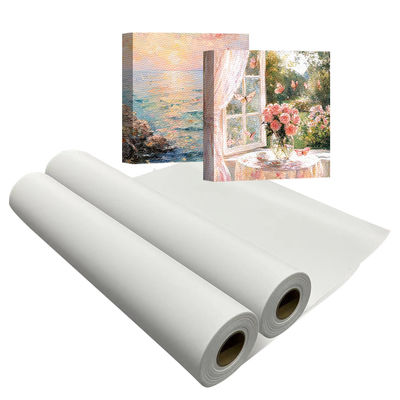 รอลล์ผ้าคลุมพอลิเอสเตอร์แมท 280gsm ไม่กรด สําหรับเครื่องพิมพ์เลเท็กซ์และ UV ที่มีสารละลายอากาศหลายขนาดและตัวอย่างฟรี